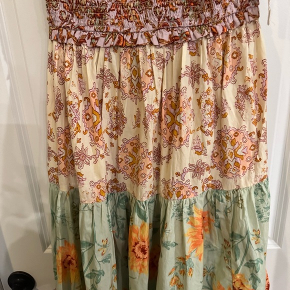 Free People Bluebell Maxi In Lilac Combo Tiered Dress - Picture 6 of 11